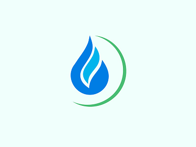 Logo Mark drop fire icon logo logo mark mark oil
