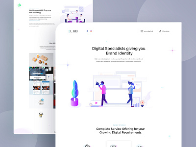 Landing Page for Creative Agency