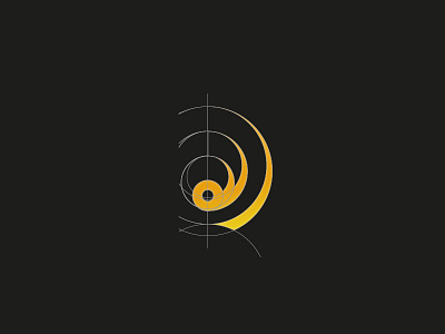 Golden (construction) allah arab arabic black gold golden ratio gradient logo typo
