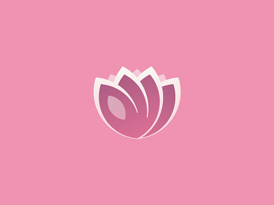 Flower (الله) allah arab arabic flower gold golden ratio gradient logo pink purple typo