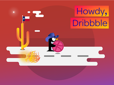 Howdy Dribbble! debut graphic design hiring illustration jobs product design team ui ux