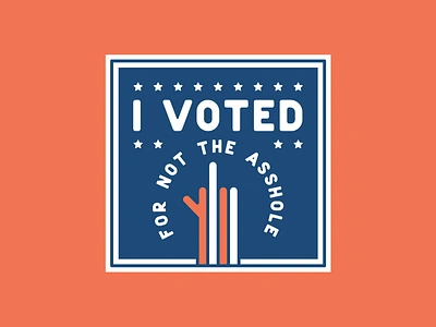 i Voted 2020 election fuck trump graphic design i voted us election