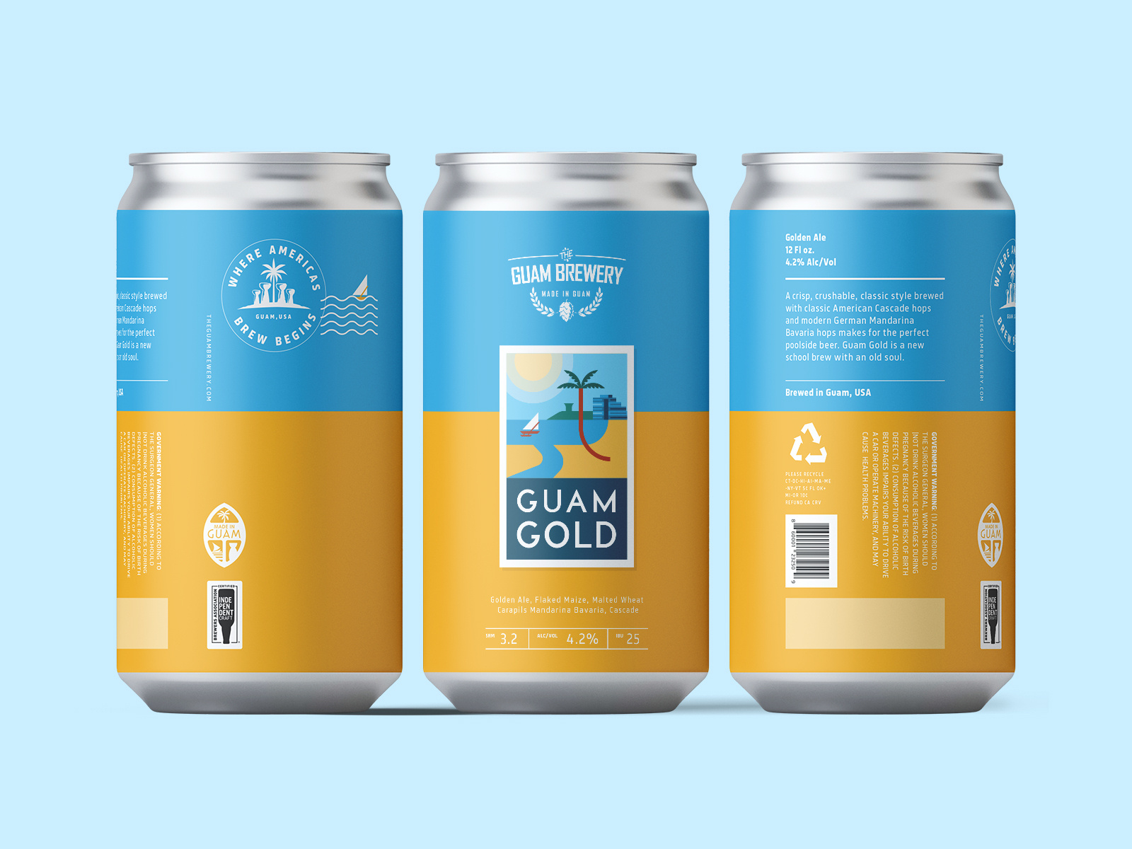 Guam Gold The Guam Brewery by Neeko David on Dribbble