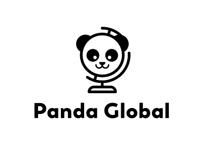 Daily Logo Challenge: Day 3 Pandas! branding daily logo challenge graphic design logo panda panda global