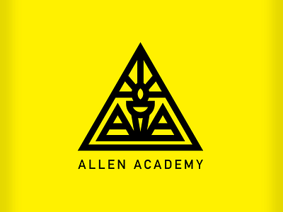 Academy Logo academy logo allen academy branding daily logo challenge dailylogo dailylogochallange day 38 design line art logo vector