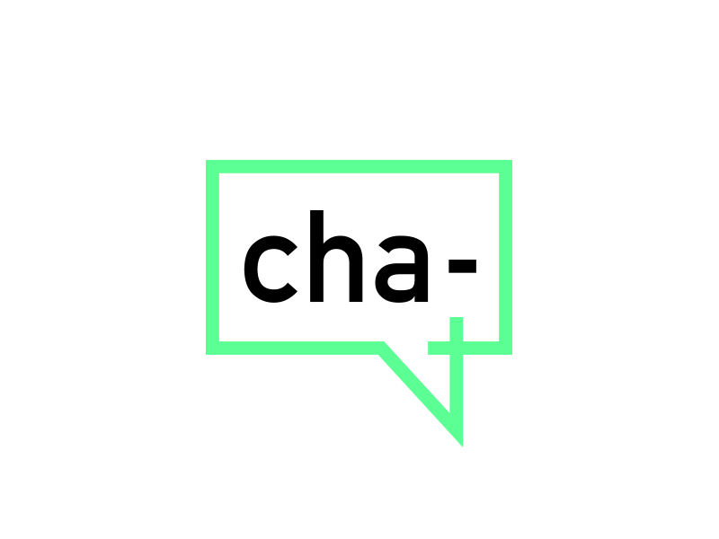 Cha-T Logo cha t chat app daily challange daily logo dailylogochallange gif logo graphic design logo social app logo