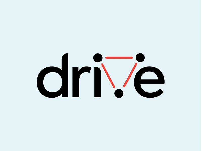 Drive Animated Logo animated logo dailylogo dailylogochallange day29 drive drivelogo logo