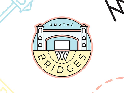 Bridges Basketball Team basketball basketballteam bridgelogo guam guam villagers logo sportslogo umatac villagers project