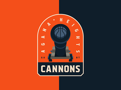 Cannons Sports Logo agana heights basketball logo basketball team cannons guam guam basketball guam villagers project logo sport sports logo vector