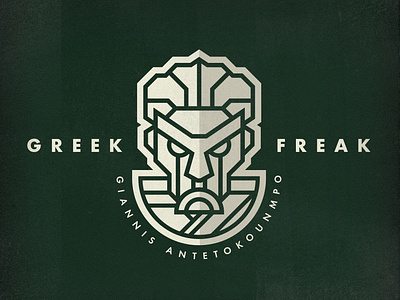 Greek Freak giannis antetokounmpo greek freak greek logo killer robot milwaukee bucks nba nba logo sports sports logo