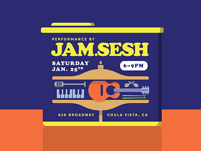 Jam Sesh Band Poster