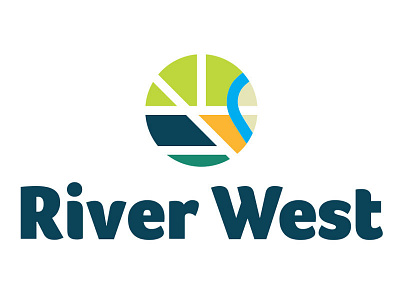 River West - A Great Place in Indianapolis community development dot identity indianapolis iskra logo map neighborhood river west