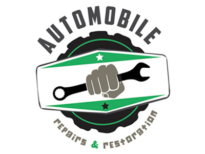 Auto Repair & Restoration Garage Logo by Erin Maioriello on Dribbble