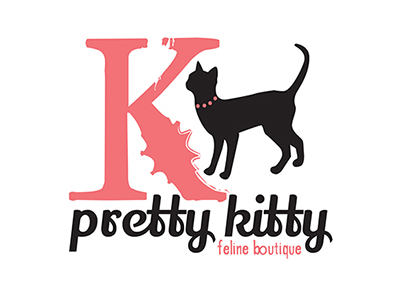 Etsy Shop Pre-Made Logo Design 'Pretty Kitty' by Erin Maioriello on ...