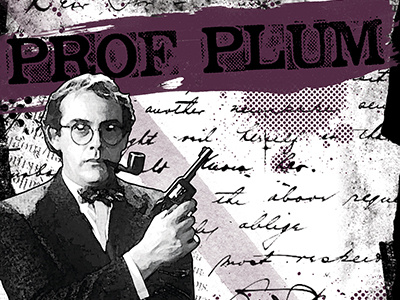 Clue Poster Series - Prof Plum