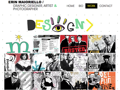 MDS Design Portfolio Page Website Design