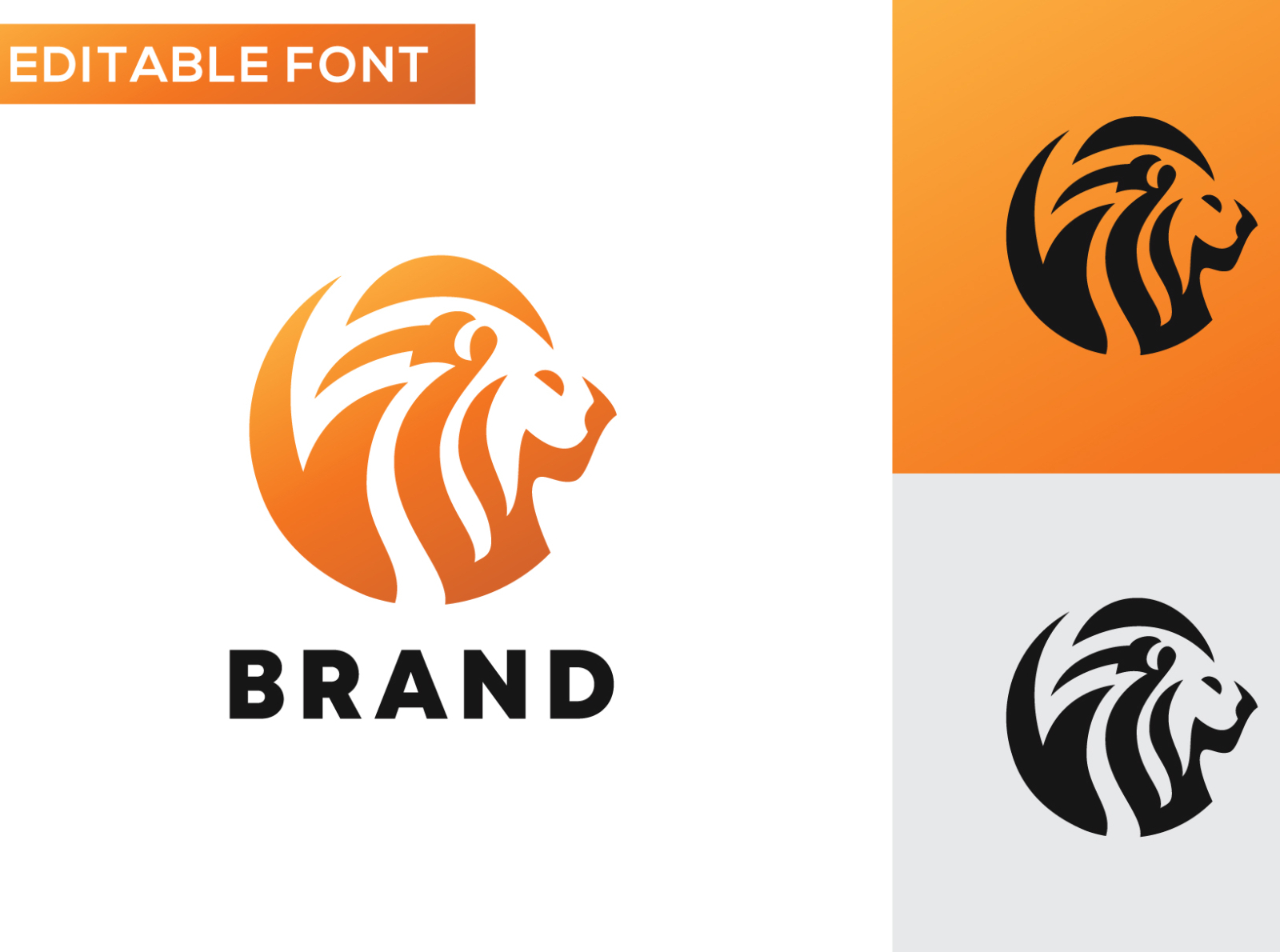 Lion Logo (for sale) by VectorGarden on Dribbble