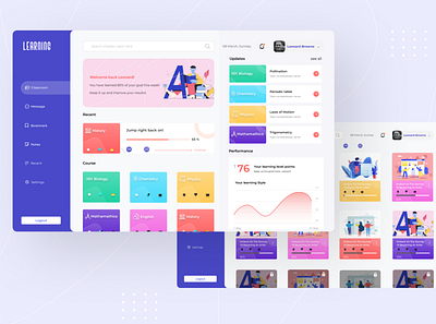 Educational Platform Ui education app ui uidesign uiux