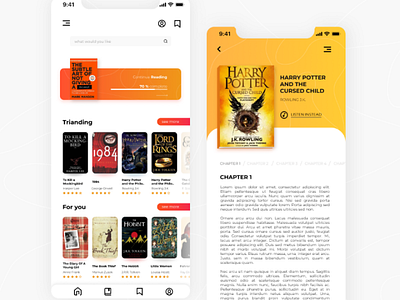 E book app ii ui ux uiux ebook