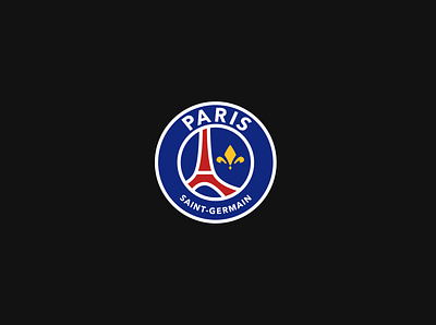 Dailylogochallenge day 32 | PSG Logo Redesign | Sports Team Logo dailylogochallenge eiffel eiffel tower eiffeltower flat football football logo logo paris psg soccer soccer logo sports logo sports team typography