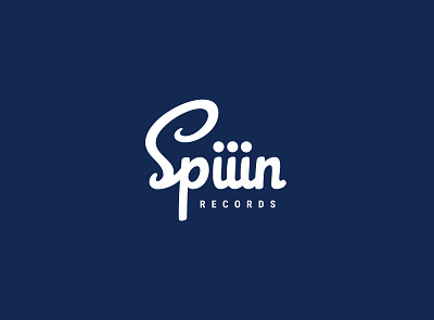 SpiiinRecords branding dailylogochallenge flat logo record label typography