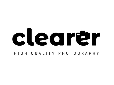 Clearer | Camera App Logo | Daily Logo Challenge day 40 app logo branding camera camera app camera logo cameras clear dailylogochallenge design flat logo photography photograpy logo typography