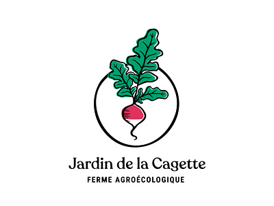 Jardin de la cagette - Radish Logo