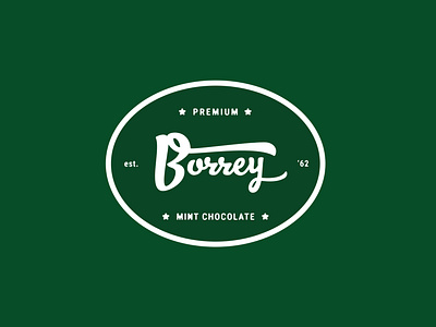 Mint Chocolate | Borrey | Hand Lettering | Daily Logo Challenge