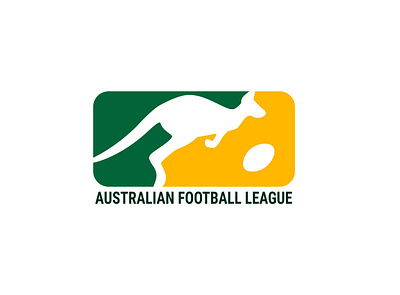 Australian Football League Logo | Daily Logo Challenge | Day 19 australia branding design flat footy logo sports sports logo