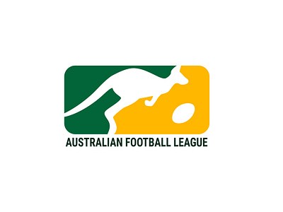 Australian Football League Logo | Daily Logo Challenge | Day 19 australia branding design flat footy logo sports sports logo