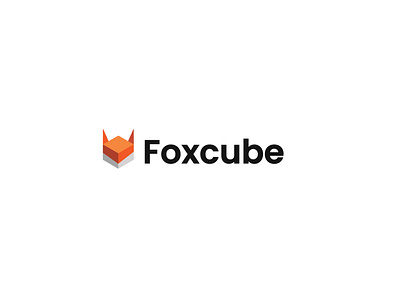Foxcube | Rebound from galihmr_design's awesome shot! box branding cube flat fox fox logo geometric logo orange vector