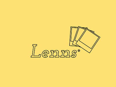 Daily Logo Challenge day 25 | Lenns | Photography Logo branding dailylogochallenge design flat illustration logo photo photographer photography polaroid typography