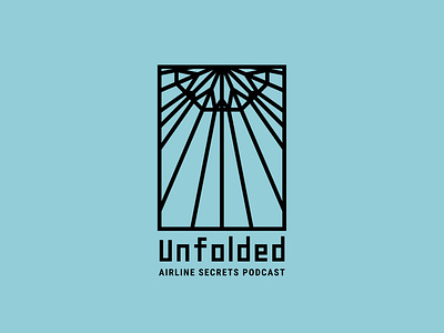 Unfolded | Paper Airplane Logo | Daily Logo Challenge Day 26