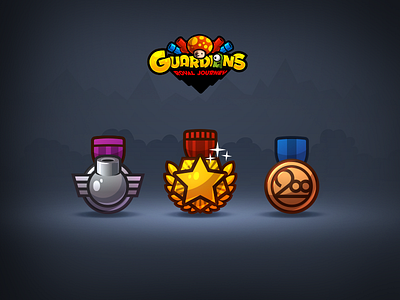 Medals badge game icon medal