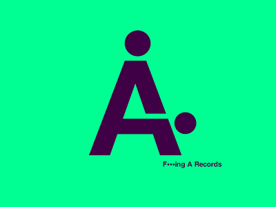 F****ing A Records branding identity logo records
