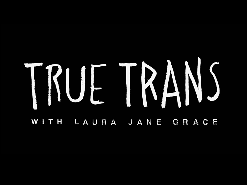 True Trans with Laura Jane Grace Identity against me custom hand drawn identity laura jane grace logo true trans type