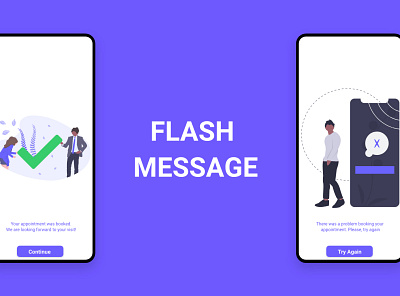 Day 011 - Flash Message app dailyui design google material ui materialdesign minimal ui ux