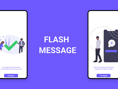 Day 011 - Flash Message app dailyui design google material ui materialdesign minimal ui ux