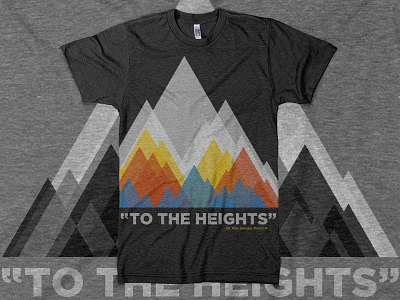 "To The Heights" Shirt for Life Teen Summer Camp camp shirt heights mountains shirt t shirt