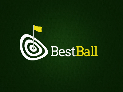 Bestball Logo app logo golf golf logo green logo