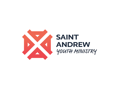 St. Andrew Youth Ministry Logo branding catholic logo youth ministry