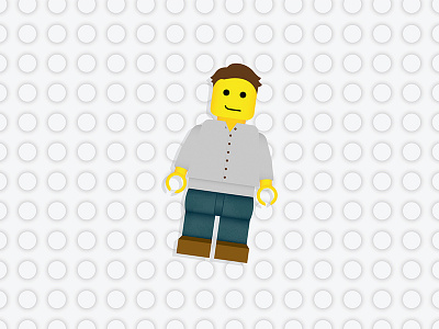Lego Dan! illustration lego vector vector art