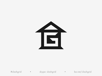 G House Logo branding clean creative design g letter g logo home logo house logo icon idea letter logo logo mark minimal monogram negative space real estate simple symbol typography