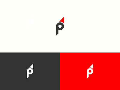 P + Compass Logo Design