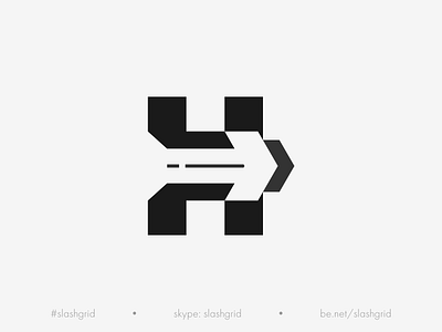 H + ➡ | Hadrian Logistics Logo arrow arrow logo black brand branding clean concept design h letter h logo idea identity logistics logo mark minimal monogram negative space symbol typography