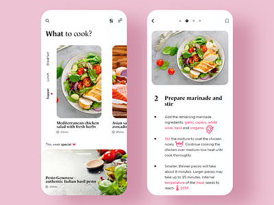 Food App Challenge app cooking cooking app dish food food and drink food app recipe recipe app vegetable