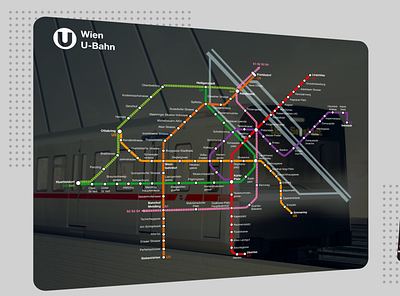 City Metro Concept - exploration city design metro metro ui u bahn vienna wien
