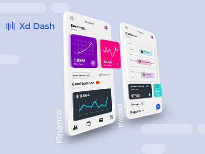 Xd Dash Mobile dashboad dashboard app dashboard design dashboard ui ui kit xd ui kit