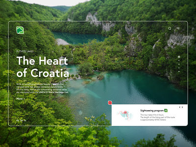 The Heart of Croatia nature photography tourism tourism website web design