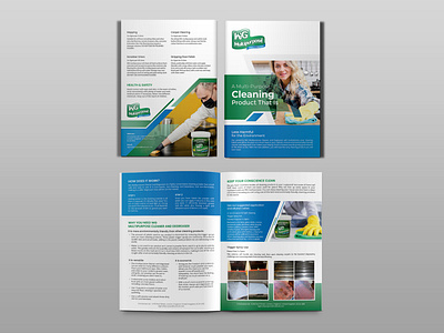 Cleaning Product Brochure Design